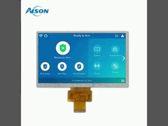 7 بوصة TFT LCD الصناعية وحدة 40 دبوس LVDS وحدة العرض 500cd / m2