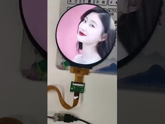 300 Cd / M2 شاشة TFT مستديرة 4 بوصة 720x720 شاشة مع واجهة MIPI 4 Lane