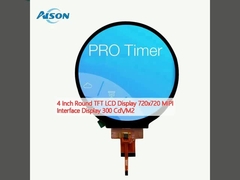 4 بوصة مستديرة TFT شاشة LCD 720x720 MIPI واجهة شاشة 300 Cd / M2