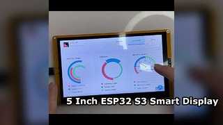 شاشة لمس لوحة تطوير ESP32 S3 مقاس 5 بوصات