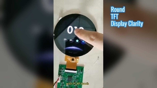 2.1 بوصة 480x480 شاشة TFT مستديرة