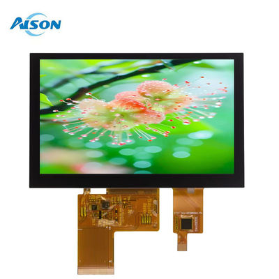5 بوصة 800x480 IPS الكفاءة لمس شاشة TFT 350 cd/m2