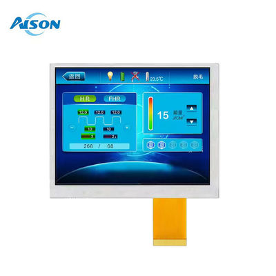 5شاشة TFT الصناعية بطول 0.6 بوصة 250cd / m2 شاشة LCD Module 640x480 مع واجهة RGB