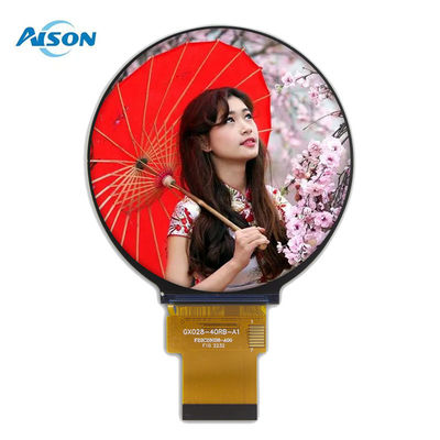 2.76 بوصة 480x480 دائرية IPS TFT LCD Module MIPI واجهة 300 نيت 2.8 بوصة عرض مستدير