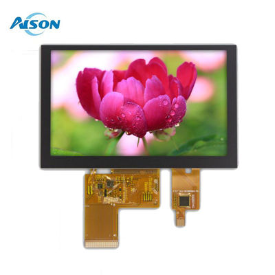 5 بوصة IPS TFT عرض وحدات 800x480 الصناعية سعة الشاشة اللمسية 500 Cd / M2