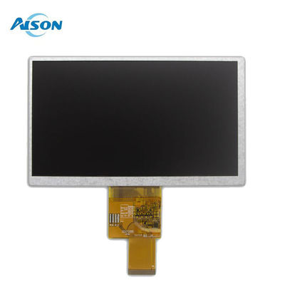 7 بوصة لوحة TFT 450 cd/m2 40 Pin لوحة 800x480 مع 24 BIT واجهة RGB 40Pin