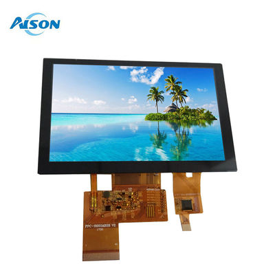 5' 800x480 TFT وحدات شاشة LCD 5 بوصة IPS LVDS شاشة TFT 500 Cd / M2