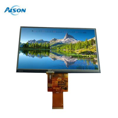 شاشة RTP TFT 7 " 800X480 دقة واجهة RGB 40 دبوس للتطبيق الصناعي