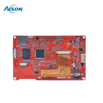 480×272 شاشة LCD HMI 4.3 بوصة شاشة لمسة مقاومة 4 دبوس