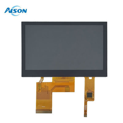 4.3 بوصة IPS LCD Module 480x272 شاشة لمس TFT سعة 450 Cd / M2 RGB 24 بت واجهة