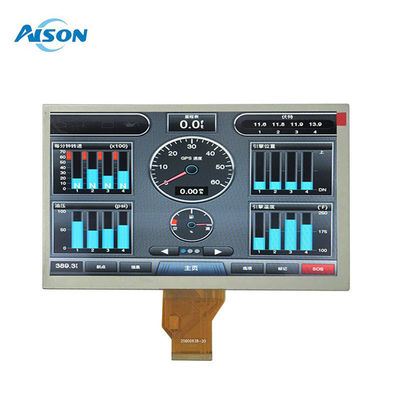 شاشات قابلة للقراءة تحت ضوء الشمس 8 بوصة وحدة LCD TFT 50 دبوس 800x480 RGB واجهة 24 بت
