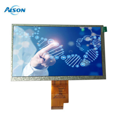 7 بوصة 1024x600 IPS لون شاشة TFT شاشة LCD ناقلة 450cd / M2 مع واجهة LVDS