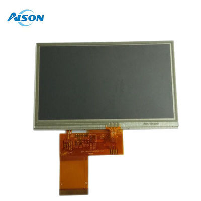4.3 Inch TFT Resistive Touch Screen 350 cd/m2 Color TFT Screen 480X272 With RGB Interface الشاشة المضادة للتلامس