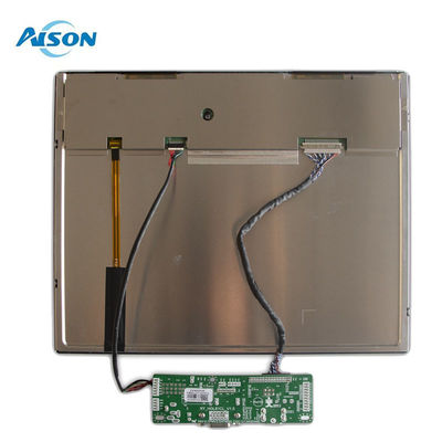 12شاشة TFT الصناعية 1 بوصة 1024x768 شاشة TFT مخصصة 650 Cd / M2 مع واجهة LVDS