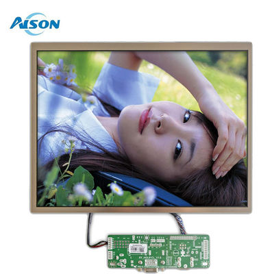12.1 بوصة شاشة 900: 1 1024x768 شاشة 650 Cd / M2 واجهة LVDS