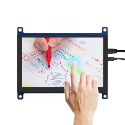 شاشة 5 بوصات HDMI Raspberry Pi 800x480 وحدة شاشة لمسة سعة 400 Cd / M2