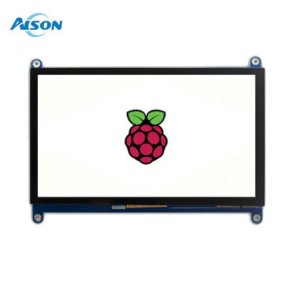 7 '' 1024x600 HDMI شاشة TFT 450 Cd/M2 Raspberry Pi 7 شاشة لمس
