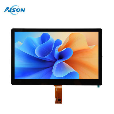 15.6 بوصة وحدة شاشة LCD TFT كاملة الوضوح 1920x1080 واجهة LVDS مع شاشة لمس PCAP للتطبيقات الخارجية