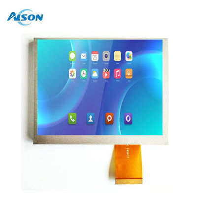 5شاشة TFT الصناعية بطول 0.6 بوصة 250cd / m2 شاشة LCD Module 640x480 مع واجهة RGB