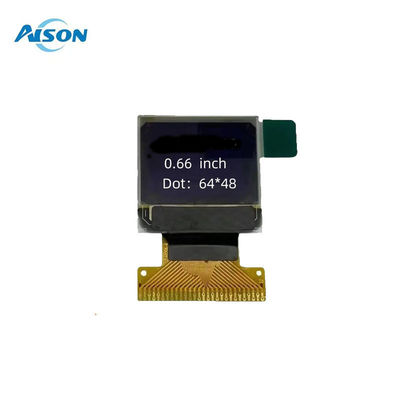 0.66 بوصة OLED عرض وحدة 64x48 أحادي اللون OLED عرض 28 دبوس