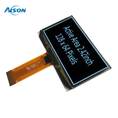 2.42 بوصة شاشة OLED 24 دبوس شاشة OLED بيضاء 128x64 SPI I2C SSD1309 جهاز تحكم
