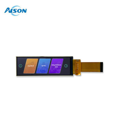 شاشة LCD TFT من نوع القضيب 180x640 مع أبعاد خارجية 25.72*83.83*2.1 مم وواجهة MCU 8 بت