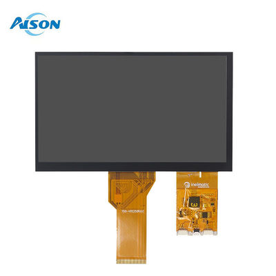 7 بوصة 1024x600 LVDS TFT IPS العرض العرض الملموس السمكية مع الزجاج الغطاء ذات الحجم الكبير المخصص