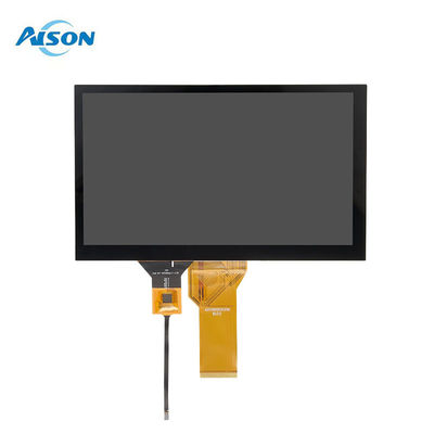 7 بوصة 1024x600 LVDS TFT IPS العرض العرض الملموس السمكية مع الزجاج الغطاء ذات الحجم الكبير المخصص