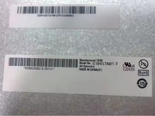 10.4 بوصة AUO 800X600 LVDS TFT شاشة LCD 400cd / m2 للصناعية