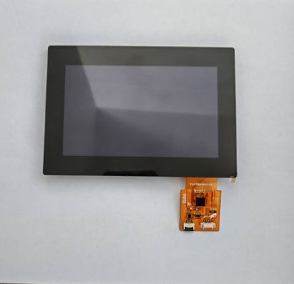 شاشة LCD TFT IPS LVDS مقاس 5 بوصات بدقة 800x480 مع شاشة لمس سعوية وواجهة USB