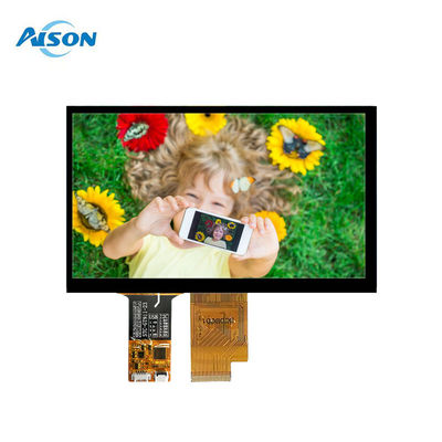 شاشة LCD TFT IPS LVDS مقاس 7 بوصات بدقة 1024 × 600، واجهة USB I2C، لوحة لمس سعوية