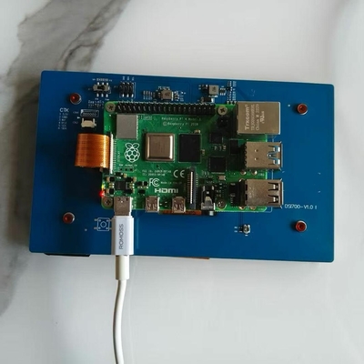 شاشة لمس سعوية LCD IPS MIPI-DSI مقاس 7 بوصات لجهاز Raspberry Pi 5 4 3