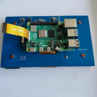 شاشة لمس سعوية LCD IPS MIPI-DSI مقاس 7 بوصات لجهاز Raspberry Pi 5 4 3