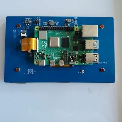 شاشة لمس سعوية LCD IPS MIPI-DSI مقاس 7 بوصات لجهاز Raspberry Pi 5 4 3