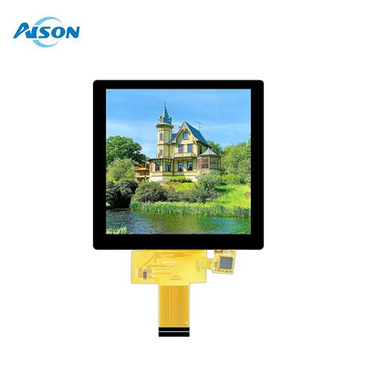 شاشة عرض TFT LCD مربعة MIPI مقاس 3.95 بوصة بدقة 720 × 720 مع شاشة لمس سعوية بإضاءة خلفية LED GT911 للمنزل الذكي صندوق 86