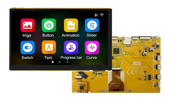 7 بوصة 1024x600 IPS شاشة LCD ESP32 P4 لوحة التطوير شاشة لمسة سعة على متن ESP32-C6 ForArduino ESP IDE