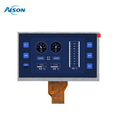 7 بوصة 800x480 TFT LCD Module 50 Pin LCD Display RGB 24 Bit للتطبيق الصناعي