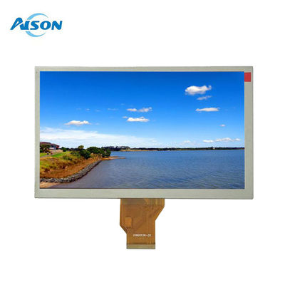 شاشة LCD 8 بوصة 800x480 TFT ضوء عالي 1000cd / m2 للتطبيق الصناعي واجهة RGB